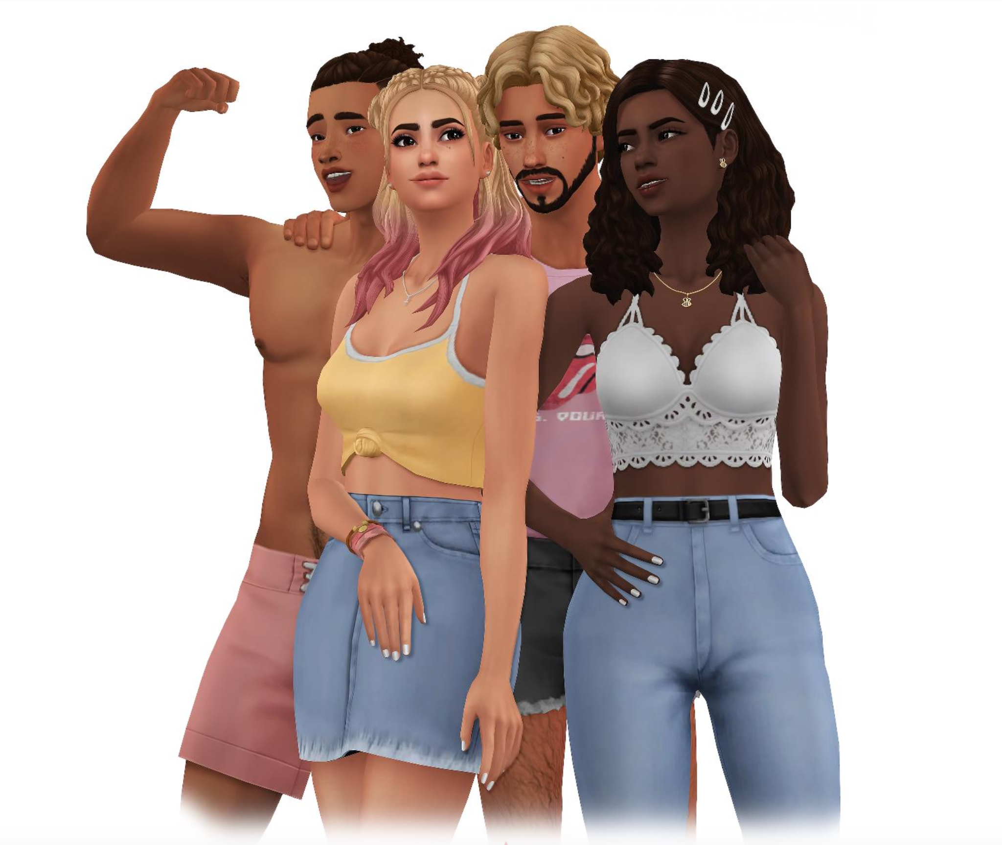 Скриншот мода Коллекция одежды и причесок AxA 2019